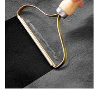 Brosse Anti Poil - OUTAD - Rasoir à Bouloche - Bois - 14x17 cm - Durable
