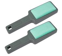 Brosse Anti Poil Vetement Double Face 2 Pièces Plastique Vert | Réutilisable, Portable, Tissu et Plastique, Usage Maison ou Voyage, Entretien Doux sans Abîmer