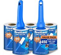 Brosse Anti Poils Animaux 540 Feuilles très adhésives - Extra Collant Rouleau adhesif Vetement, Brosse Adhesive Poils Animaux (5)