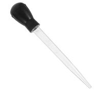 Brosse Aromatisée à Dinde Réutilisable en Plastique Noir | Montage et Démontage Faciles Aspiration D’huile, Injection de Marinade, pour Viande, Dinde, Grillades