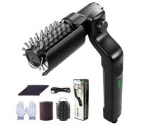 Brosse Barbecue Électrique 2-en-1, Brosse de Nettoyage de Gril sans Fil avec 3 Vitesses et 2 Brosse, 180° Réglable, 150 Min Autonomie, Rechargeable Nettoyeur de BBQ pour Grilles de Barbecue