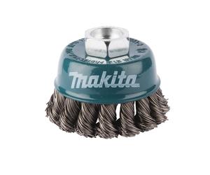 Brosse boisseau à fils acier torsadés Ø 60mm - MAKITA - D-24119