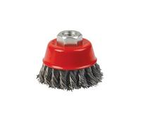 Silverline Brosse boisseau acier torsadé - 75 mm