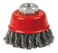Brosse boisseau à fils dacier torsadés Silverline G
