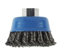 Brosse boisseau à fils torsadés, Ø 90 mm M14