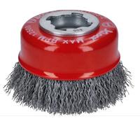 Brosse boisseau acier X-Lock BOSCH Ø70 Fil 0.3 mm - 2608620725