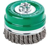 Brosse boisseau inox torsadée 80x0,5mm Lessmann