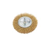 Brosse boisseau pour perceuse à fils à queue ronde 75mm