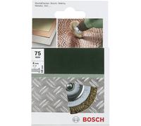 Brosse boisseau pour perceuses - fils ondulés, laitonnés, 75 mm Bosch 2609256519