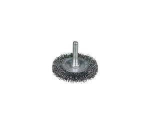 Brosse Circ. Tige De 6 Mm D100mm Ép.12 Mm Acier Ondulé 0,30Mm Osborn