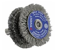 BROSSE CIRCULAIRE ETAGEE TECHNIC TIVOLY fil acier - décapage du métal 60 pour perceuse G
