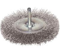 BROSSE CIRCULAIRE D75 FIL 0.30 INOX ONDULE TIGE DE 6x30 - 330.075I - LEMAN