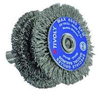 Brosse circulaire acier - spéciale barreaux - queue cylindrique TIVOLY