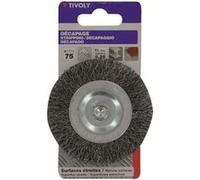 Brosse circulaire perceuse pour métal, Diam.75 mm