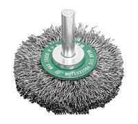 Brosse circulaire STIER Ø 50 mm, diamètre de queue 6 mm, 0,3 mm, ondulée, inox