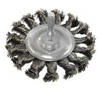 Brosse circulaire sur tige 75 mm - fils torsadés