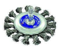 BROSSE CIRCULAIRE TECHNIC TIVOLY fil acier torsadé - gros décapage du métal 75 pour perceuse