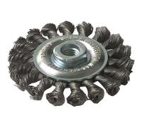 Tivoly Brosse circulaire XT20252006005, pour meuleuse Ø95 mm, fil acier ondulé 0,5mm, décapage métal