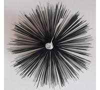 Brosse Cloisonnée Brosse Métallique Brosse de Cheminée Chaudière Schornsteinbürste Kaminofenbürste Balai de Cheminée Rohrbürste Rond en Formstabilem Fil en Acier Kaminkehrerqualität - 50mm