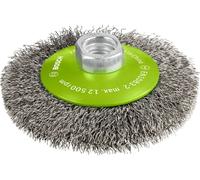 Brosse conique, inox 100 mm, 0,35 mm, 12500 tr/min, 14 Bosch 2608622108