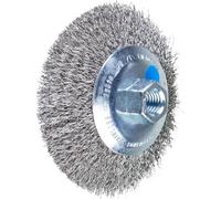Brosse conique non torsadée en acier KBU - Ø 115x10 mm - M14x2 PFERD