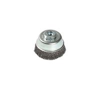 Brosse coupe à fil Tivoly M14 75 mm acier ondulé grain 120