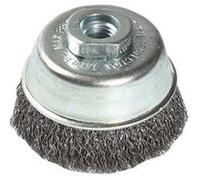 Brosse coupe à fil M14 75 mm acier ondulé grain 120