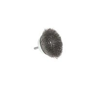 Brosse coupe abrasive TIVOLY 75 mm fil acier ondulé 0,3 mm queue 6 mm Brosses métalliques foncées