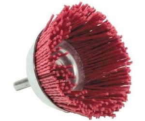 Brosse coupe - TIVOLY - D: 65 mm - Fils de nylon rouge - Décapage