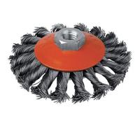 Brosse cuvette acier torsadé SCID - Diam. 95 mm