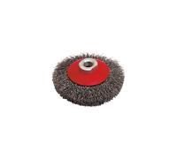 LEMAN – Brosse cuvette meuleuse 520.100V – fil acier ondulé 0,30 mm Ø100 M14 – décapage dur