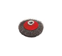 Brosse cuvette pour meuleuse fil acier ondulé 0.30 mm D. 100 mm M14 pour métal - Décapage dur - LEMAN - 520.100V