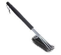 Brosse de barbecue, acier inoxydable avec une poignée en plastique, accessoires de barbecue, kit de nettoyage de gril brosse de