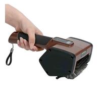 Brosse de Barbecue électrique avec Affichage numérique, Brosse de Nettoyage de Gril motorisée, Type-C Rechargeable à 2 Vitesses, for Le Camping et Les barbecues familiaux(Brown)