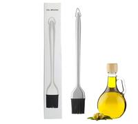 Brosse de cuisine | Outil de cuisson résistant à la chaleur - Manche en acier inoxydable extra long amovible pour badigeonner la cuisine, la cuisson en plein air, le barbecue, la viande, le steak