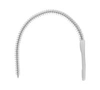 Brosse de Débouchage ABS Nylon pour Flexible, Blanc Évier et Drain