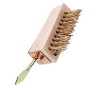 Brosse de Désherbage en Acier Cuivré pour Fissures, Pavés et Mousse | Nettoyage des Interstices, Usage Manuel Simple, pour Allées, Terrasses et Sols Extérieurs, Acier Cuivré