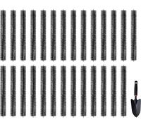 Brosse de gouttière, longueur totale 24,4m, φ110m, outil de nettoyage de gouttière, brosse de gouttière au ras du sol, protection anti-feuilles pour gouttières de 12,7cm, enlève sans effort les feuill