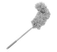 Brosse de Gouttière pour Nettoyage Depuis le Sol Télescopique 2,5m | Plastique, Métal et Fibre, Tête Flexible Détachable, Rangement Facile, Nettoyage sans Échelle des Débris sur Toiture