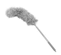 Brosse de Gouttière pour Nettoyer Feuilles et Toiture 2,5m Télescopique | Brosse pour Gazon Synthétique, Manche Métal Plastique Fibre, Tête Pliable Détachable, Accès aux Zones Étroites, Rangement