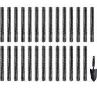 Brosse de gouttière VEVOR, longueur totale 24,4m, φ110m, outil de nettoyage de gouttières, brosse de gouttière au ras du sol, protection anti-feuilles pour gouttières de 12,7cm, enlève sans effort les