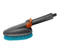 Gardena Cleansystem Brosse de lavage à main M dure – Raccord tuyau, débit réglable (18846-20)
