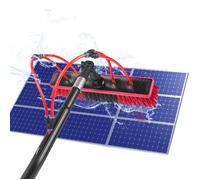 Brosse de Lavage Télescopique 4m, Barre Aluminium Extensible pour Panneaux Solaires Voiture et Jardin