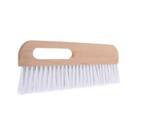 Brosse de Lissage pour Revêtement Mural Vinyle, Poignée Ergonomique | Outil de Collage pour Papier Peint, Élimine Bulles et Plis, Nylon Bois Khaki, Usage Professionnel et Bricolage