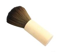 Brosse de maquillage en poils doux pour animaux domestiques 15 cm | Poils en fibre naturelle, anti-rayures pour la surface, le bois, élimination de la poussière, entretien délicat