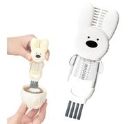 Brosse de nettoyage 4 en 1 pour couvercle de tasse, outils de nettoyage multifonctionnels, outils de nettoyage pour couvercles de tasses, petite brosse de nettoyage en silicone (A)