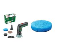 Brosse de Nettoyage Bosch - UniversalBrush (livrée avec 1 Batterie, 1 câble USB et 4 Accessoires) + 3X Tampon Anti-Rayures en Microfibre