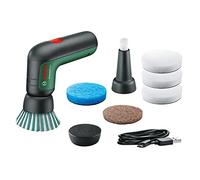 Brosse de Nettoyage Bosch - UniversalBrush (livrée avec 1 Batterie, 1 câble USB et 4 Accessoires) + 3X Tampon de Nettoyage en mélamine