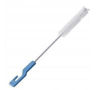 Brosse de nettoyage de bouteilles étroite et longue de 35,5 cm avec crochet