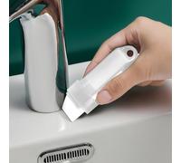 Brosse de nettoyage de cuisine pour espace de cuisinière et coins - Brosse grattoir portable pour table de cuisson, outil de nettoyage pour usage domestique, blanc